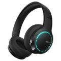 Edifier G2BT Gaming Headset Wireless Bluetooth 5.2 Over Ear Headphones with 40ms Low Latency Game Mode, Built-in Noise Cancelling Mics,RGB Light-Black
