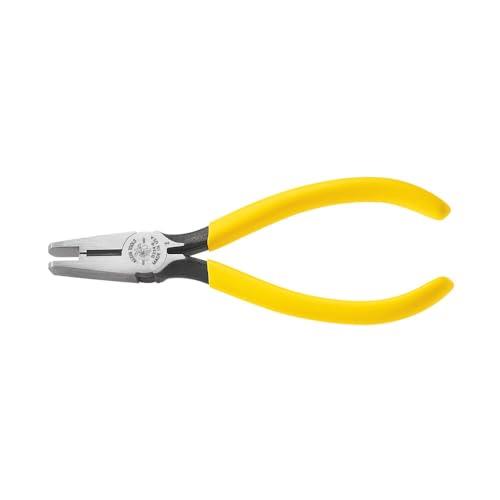 Klein Tools D234-6C IDC Connector Crimping Pliers with Induction Hardened Knives, Hot-Riveted Joint and Curved Handles