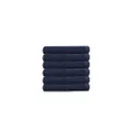 Chateau 6pack Face Washer 33x33cm Navy
