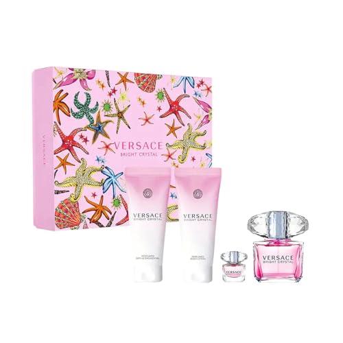 Versace Bright Crystal Fragrances 4-Piece Gift Set for Women