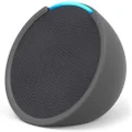 Echo Pop | Full sound compact Wi-Fi and Bluetooth smart speaker with Alexa | Charcoal and a Made For Amazon Sleeve for Echo Pop (2023 release), Grey