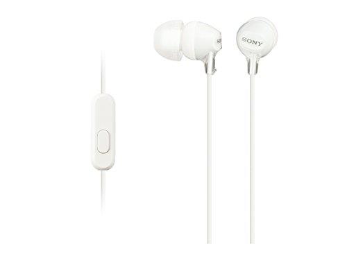 SONY sealed inner ear receiver MDR-EX15AP/W White