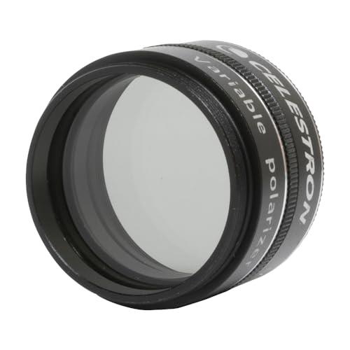 Celestron Variable Polarizing Telescope Filter for Astronomy, Compatible with 1.25" Eyepieces (94107)