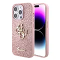 Guess Glitter Edition Case for iPhone 15 Pro, Pink