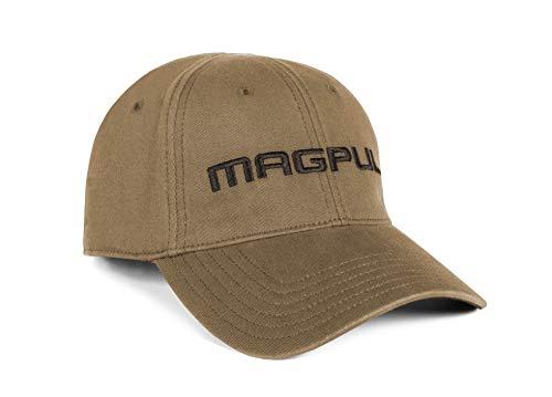 Magpul Men's Core Cover Wordmark Low Crown Stretch Fit Baseball Cap Gray, Khaki, S/M