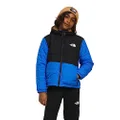 THE NORTH FACE Boys' Reversible Mount Chimbo Full Zip Hooded Jacket, Optic Blue, X-Large
