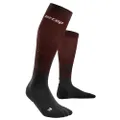 CEP Men's Infrared Recovery Compression Socks – 20-30 Mmhg Compression Support, Black/Red, 4