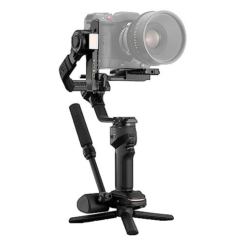ZHIYUN Crane 4 Combo, 3-Axis Gimbal Stabilizer for DSLR and Mirrorless Camera, Nikon Sony Panasonic Canon Fujifilm BMPCC 6K, Fill Light, PD Fast Charge