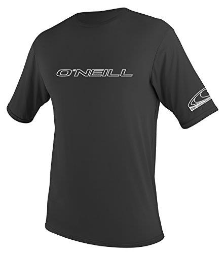 O'Neill Men's O'neill Men's Basic Skins Upf 50+ Short Sleeve Sun athletic shirts, Black, Medium US