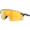 Oakley Men's Oo9235 Encoder Strike Vented Rectangular Sunglasses, Matte Carbon/Prizm 24k, 39 mm