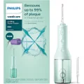 Philips Sonicare Cordless Power Flosser 3000, Oral Irrigator, 2 Flossing Modes, 3 Intensities, Quad Stream Technology for Fast and More Effective Flossing, Clean in 60 Seconds (Mint), HX3826/34