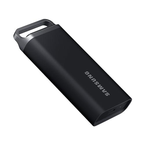SAMSUNG T5 EVO Portable SSD 4TB, USB 3.2 Gen 1 External Solid State Drive, Seq. Read Speeds Up to 460MB/s for Gaming and Content Creation, MU-PH4T0S/AM, Black