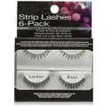 Ardell InvisiBands Natural Strip Lashes, Luckies Black, 6 Count