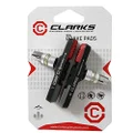 Clarks Triple Countour Bicycle MTB-V Brake Pad, 72 mm Size, Black