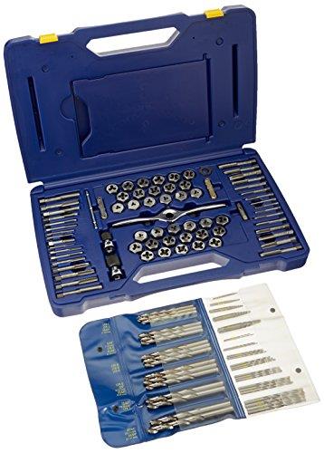 Irwin Tools 1813817 Performance Threading System Deluxe Tap, Die and Drill Bit Set, 116-Piece