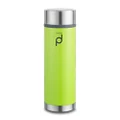 Pioneer Flasks Vacuum Insulated Leak Proof Drinkpod Capsule Flask, Stainless Steel, Green, 21 x 7 x 7 cm
