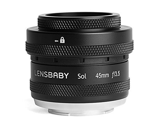 Sol 45 45mm f/3.5 Lens Unique; Creative Lensbaby Sol 45 45mm f/3.5 Lens for Sony E, Black (LBS45X)