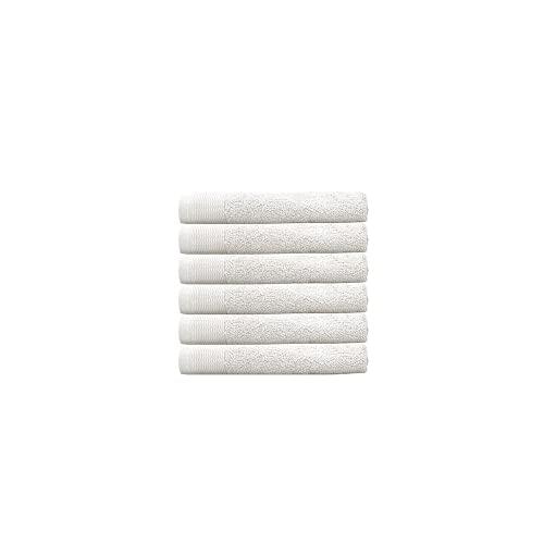 Elvire Face Washer 6 Pack Ivory