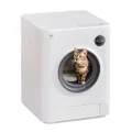 Pet Marvel Self Cleaning Automatic Litter Box for Cats up to 8KG with The greate Safety and a Wi-Fi Enabled Smart Application, Automatic Deodorization Self Cleaning Cat Litter Box Enclosed Pet Tray