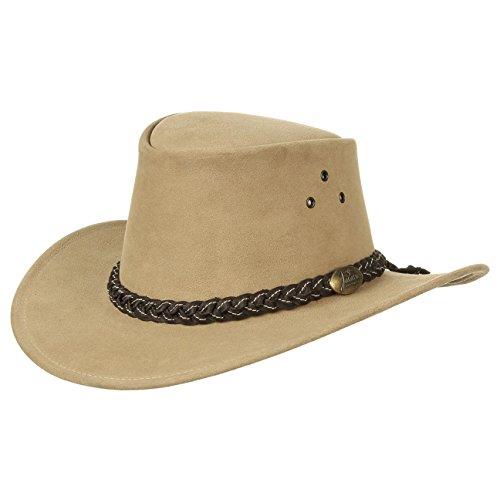 Jacaru Australia 1007 Wallaroo Suede Cowboy Hat, Sand, XX-Large