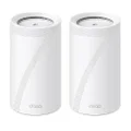 TP-Link Deco BE22000 Tri-Band Whole Home Mesh Wi-Fi 7, up to 22 Gbps, Seamless AI Roaming, MLO, 320MHz, 6GHz Band, HomeShield Security, Gaming & Streaming, Starlink, Smart Home (Deco BE85(2-Pack))