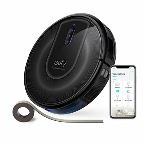 Anker eufy RoboVac G30 Verge Robotic Vacuum Cleaner Smart Dynamic Navigation 2000Pa Strong Suction Wi-Fi Boundary Strips Included Qu iet Super-Thi