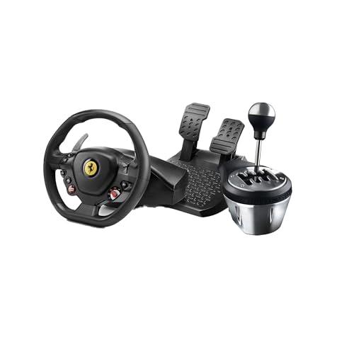Thrustmaster T80 Ferrari 488 GTB Edition Racing Wheel + Thrustmaster TH8A Shifter Add on PS5 / PS4/ PC Bundle
