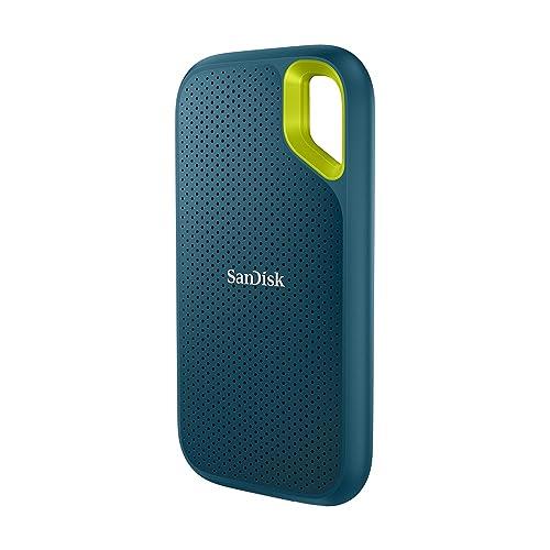 SanDisk 1TB Extreme Portable SSD - Up to 1050MB/s - USB-C, USB 3.2 Gen 2 - External Solid State Drive - SDSSDE61-1T00-G25M