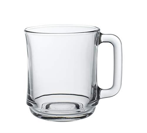 Duralex LYS Stackable Mug 6 Piece Set, 310 ml Capacity, 10.875 oz
