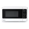 Toshiba 800w 20L Microwave Oven with Function Defrost and 5 Power Levels, Stylish Design – White - MM-MM20P(WH)