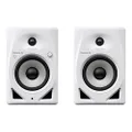 Pioneer DJ DM-50D-BT 5-Inch Desktop Monitor System with Bluetooth Functionality, White