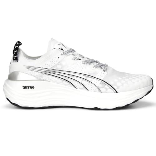 PUMA Mens Foreverrun Nitro Running Sneakers Shoes - White - Size 12 M