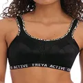 Freya Women's Dynamic Soft Sports Bra, Pure Leopard Black, 34G