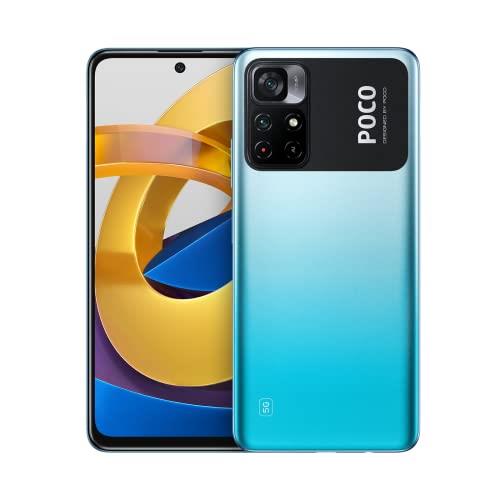 Xiaomi Poco M4 Pro Dual-SIM 64GB ROM + 4GB RAM Factory Unlocked 5G Android Smartphone (Cool Blue) - International Version