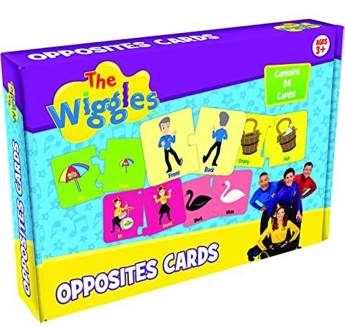 The Wiggles Toys Opposites Boxed Toddler Card Game, Kid Educational Games to Learn Words, Vocabulary, Box Set of 24 Cards for Hours of Fun at Home or Travel, from The Popular Kids Music Show