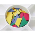 Educational Colours Hammer-It Wooden Geometric Shapes 150-Piece Set