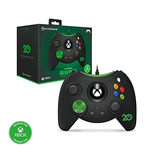 Hyperkin Duke Wired Controller for Xbox Series X|S & PC (Black) (Xbox 20th Anniversary Limited Edition)