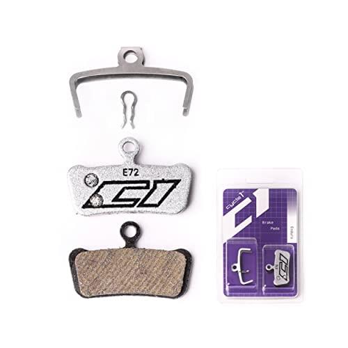 Cycle1st Bike Disc Brake Pads Compatible with SRAM 4 Piston Caliper: Guide G2 Ultimate RSC RS R T AVID XO Trail Elixir 9 7 -Mountain Bikes/MTB/eMTB 72 (Ceramic Compound)