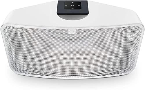 Bluesound Pulse 2i Wireless Multi-Room Smart Speaker with Bluetooth - White - Compatible with Alexa and Siri