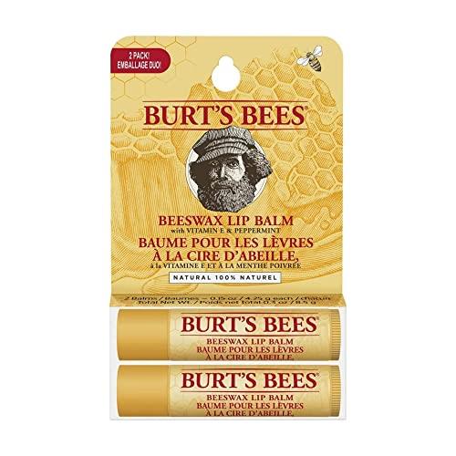 Burt's Bees Uni Beeswax Lip Balm (Pack of 2)