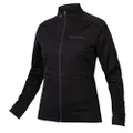 Endura Women's Windchill Cycling Jacket II - Waterproof Panels & Thermal Protection Black, Medium