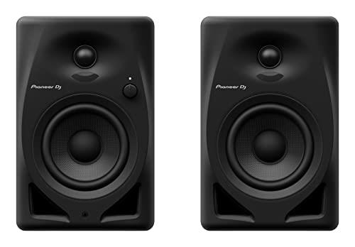 Pioneer DJ DM-40D 4-Inch Desktop Monitor Speakers System, Black
