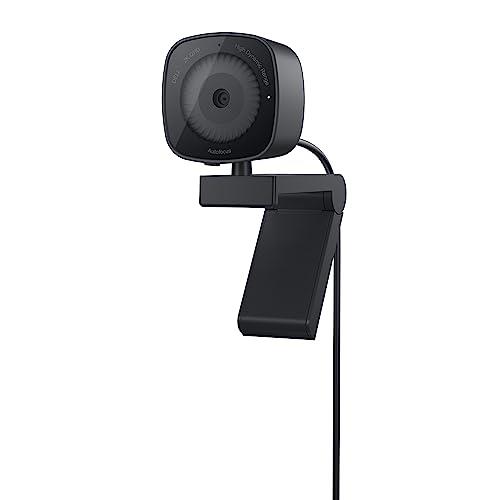 Dell Webcam WB3023-2K QHD/FHD/HD Resolution, Sony Sensor, f2.0 Aperture, Face Detection, Noise Reduction Mic, 2X HD Zoom, USB-A, Microsoft Teams/Zoom Certified - Black