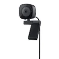 Dell Webcam WB3023-2K QHD/FHD/HD Resolution, Sony Sensor, f2.0 Aperture, Face Detection, Noise Reduction Mic, 2X HD Zoom, USB-A, Microsoft Teams/Zoom Certified - Black