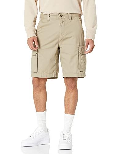 Amazon Essentials Men's Classic-Fit Cargo Short (Available in Big & Tall), Dark Khaki Brown, 40