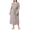 Amazon Essentials Women's Lightweight Waffle Full-Length Robe (Available in Plus Size), Smokey Grey, XX-Large