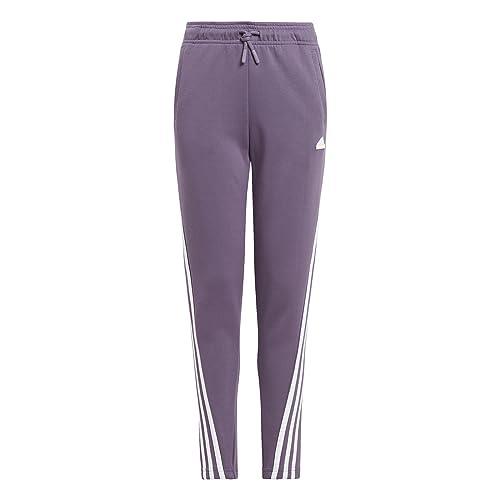 adidas Sportswear Future Icons 3-Stripes Ankle-Length Kids' Jogger Pants, Purple, 11-12 Years