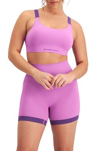 Bonds Women's Move Seamless Bralette, Vivid Orchid (1 Pack), Small