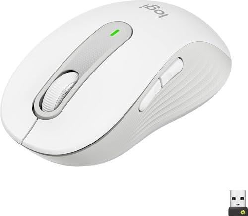 Logitech Signature M650 Wireless Bluetooth Mouse, Off White