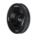 7artisans 18MM F6.3 Mark II UFO Lens, APS-C, Prime Lens, Ultra-Thin Compatible with M4/3 Mount Compact Mirrorless Cameras for Panasonic GM/GX/G/GH/GF Series for Olympus EPM/EP/EPL/Pen/EM Series
